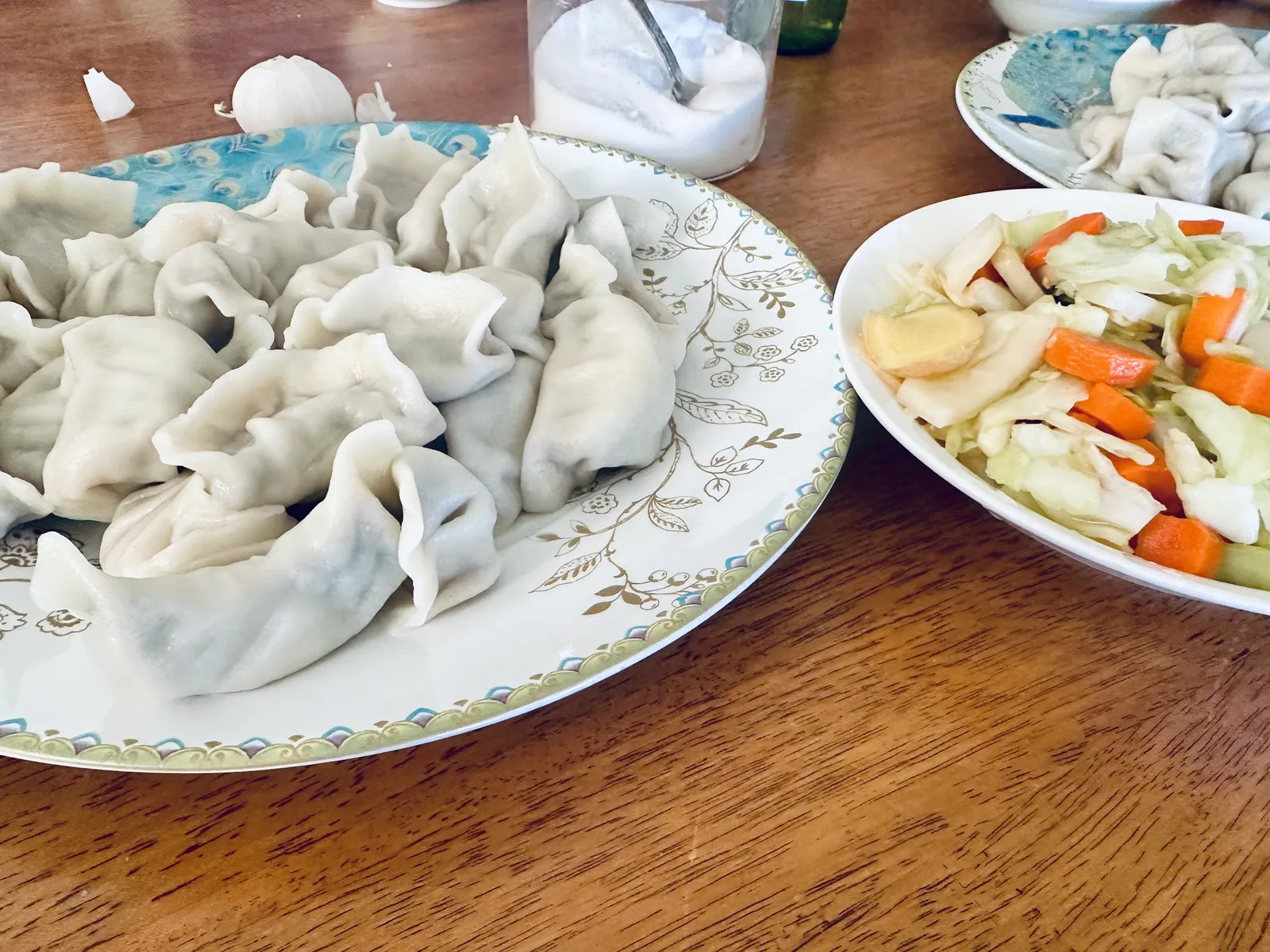 Delicious dill dumplings made from freshly picked dill!
